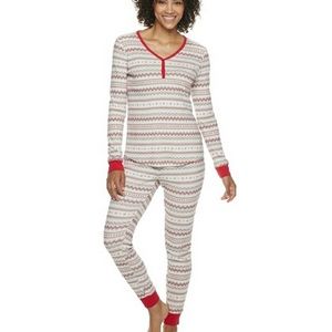 Lauren Conrad Fairisle Pajama Set, Small